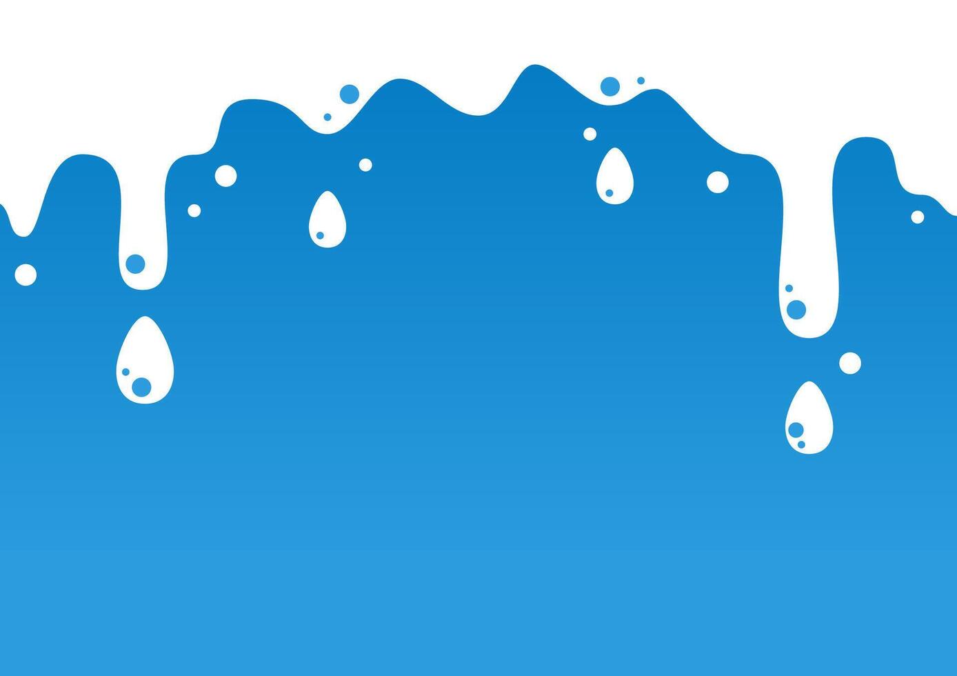 Dripping milk frame. Dripping milk flows down. Dripping liquid. Fluid fluid. Spilling paint. Falling paint. Abstract, liquid drops of ink. vector