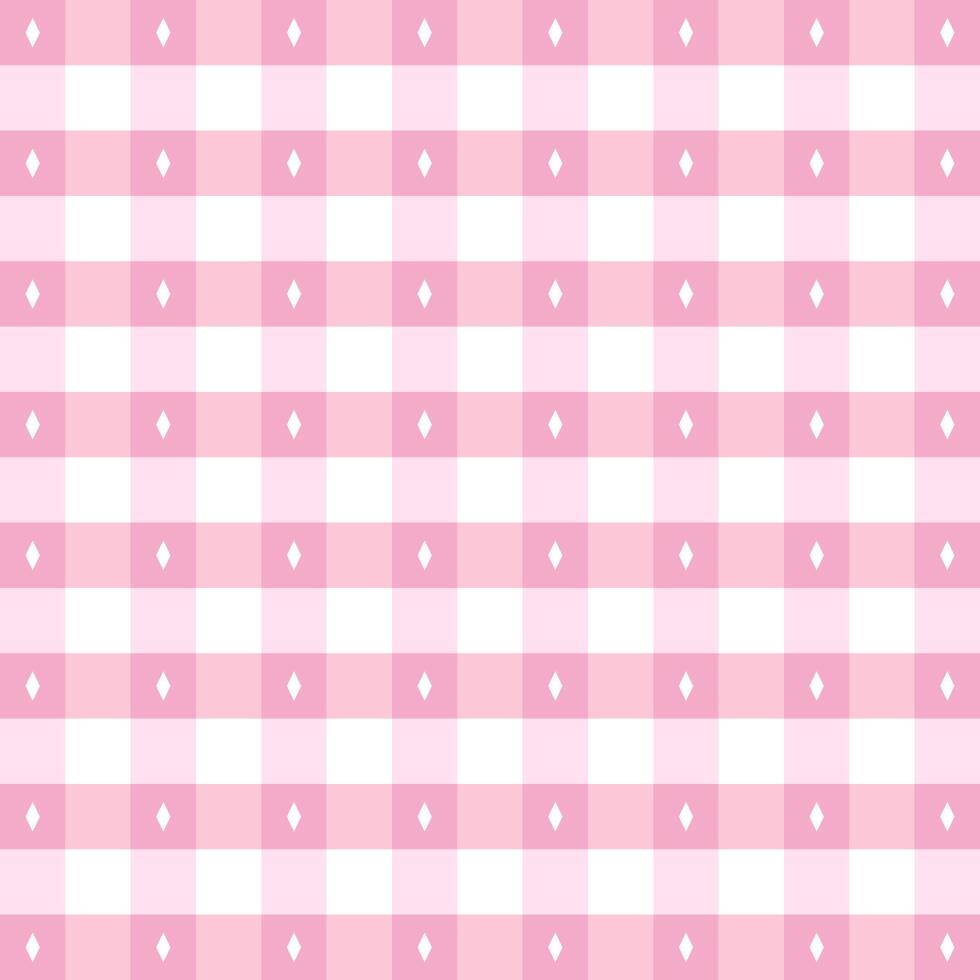Pink Plaid pattern wallpaper. Plaid pattern background. vector