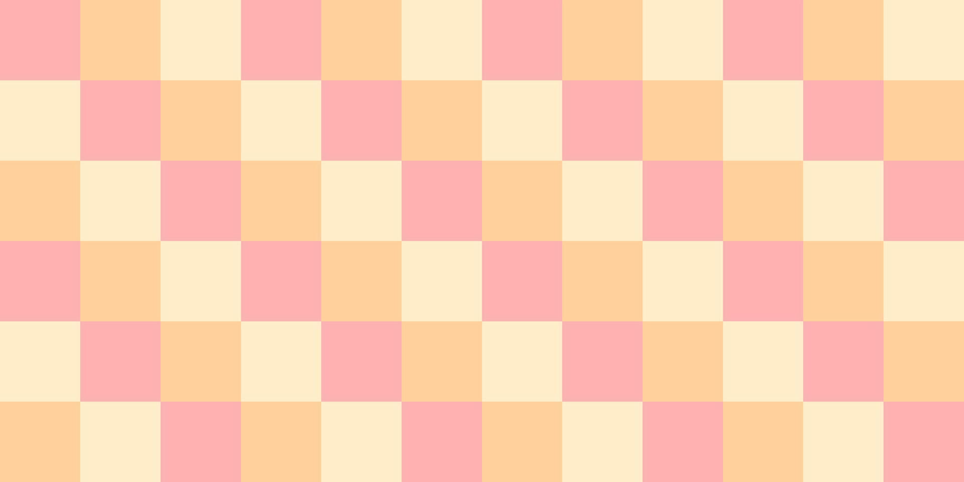 Seamless pastel colors checkered pattern. vector