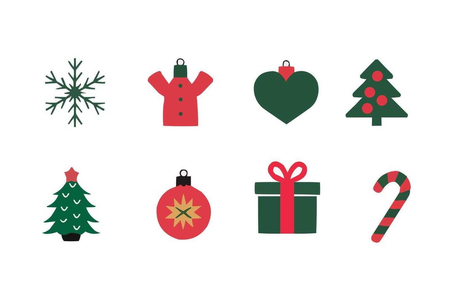 Christmas theme icon set illustration vector