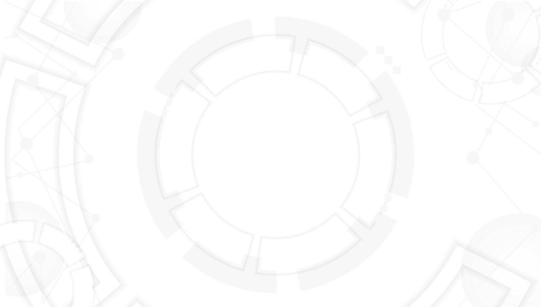 Digital circles and stripes abstract white background vector