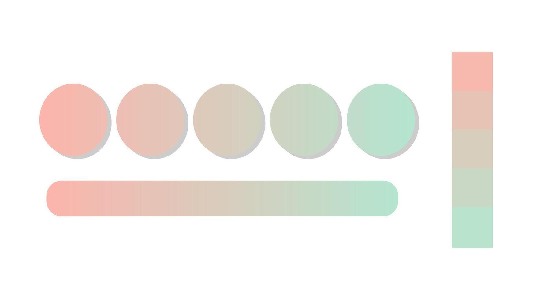 Abstract gradient background with mint and teal green color palette. Abstract illustration with gradient blur design. Blurred colored abstract background. Colorful gradient. illustration vector