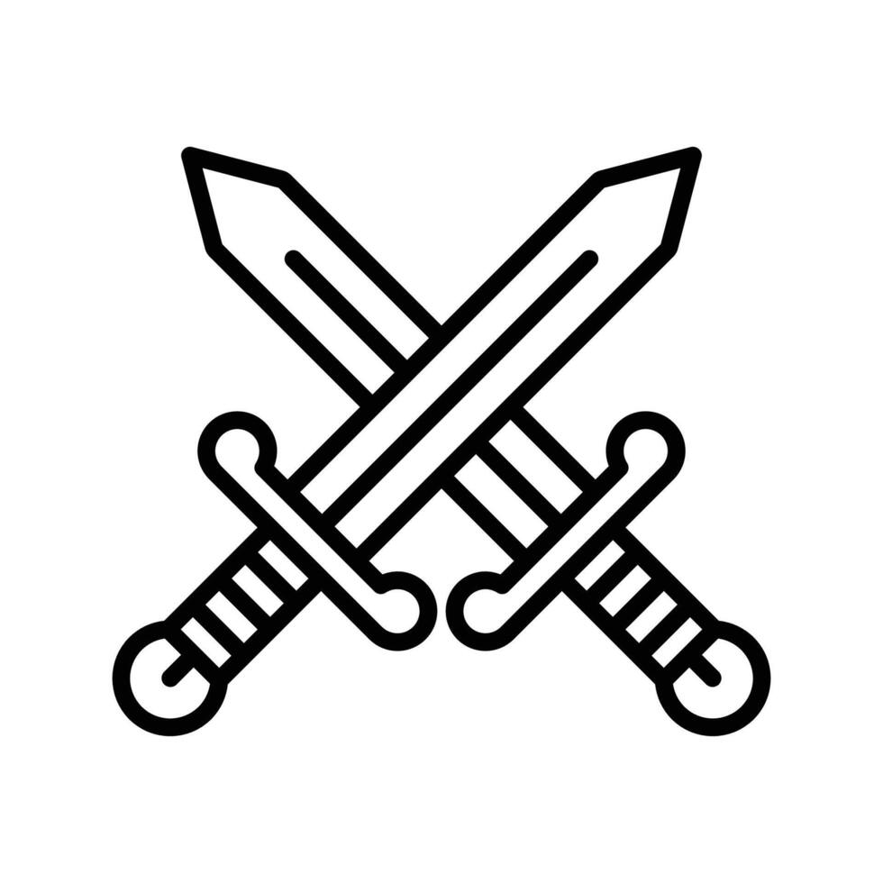 sword icon design template simple and clean vector