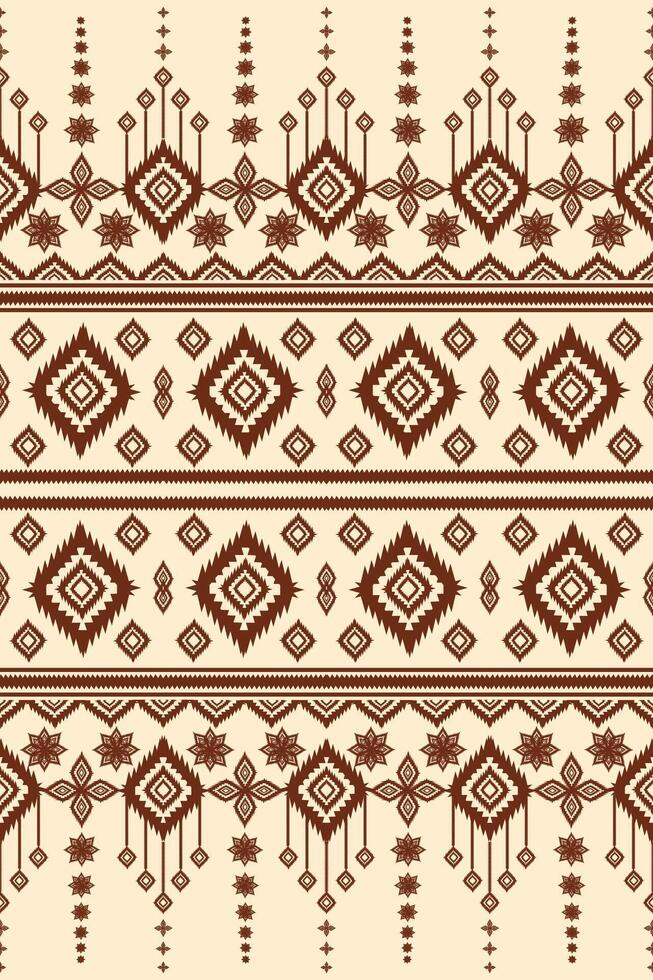 Vintage Geometric Abstract ethnic pattern art. vector