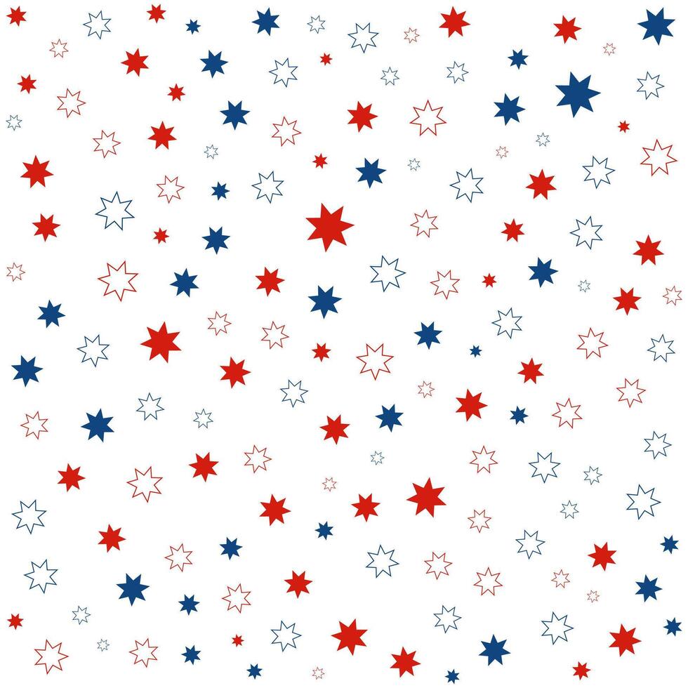 Southern Star Pattern With Background vector