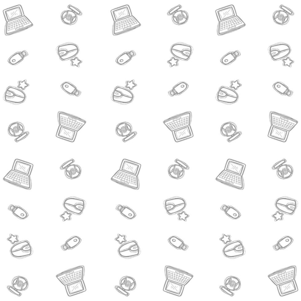 gadget icon pattern vector