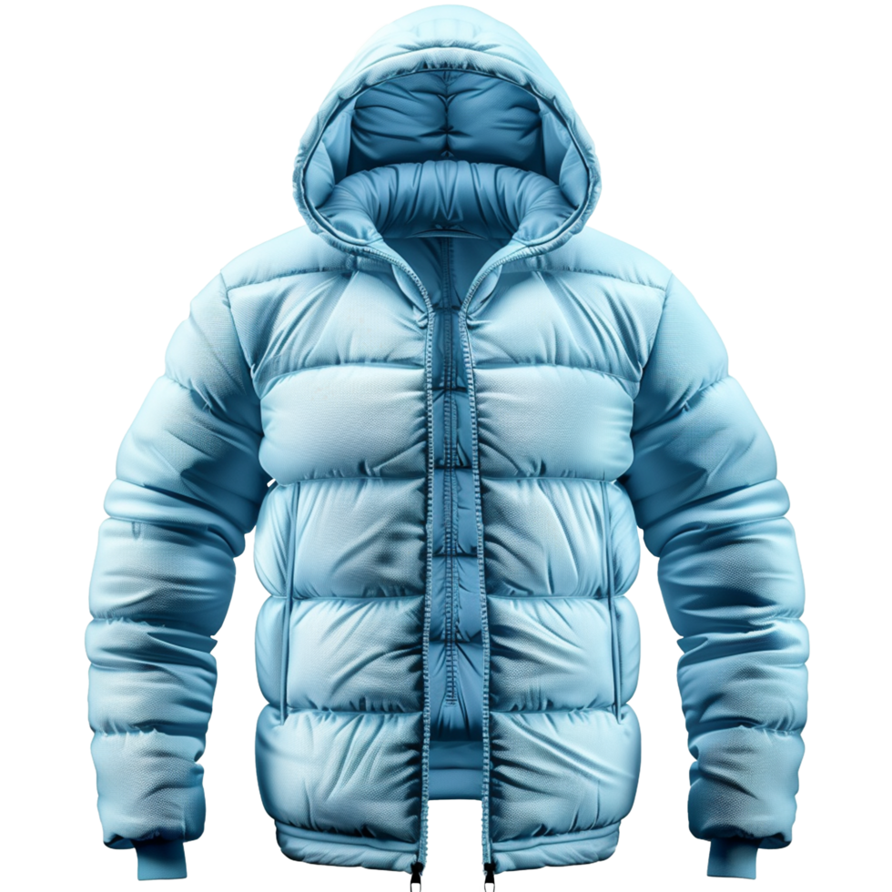 A blue jacket with isolated background png