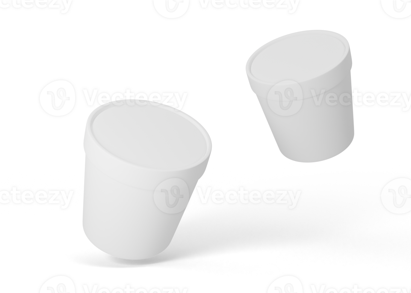 Round Ice Cream Cup png