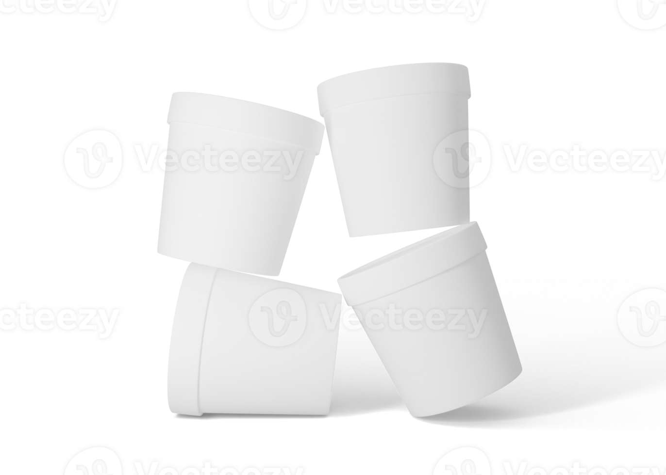 Matte Ice Cream Cup png