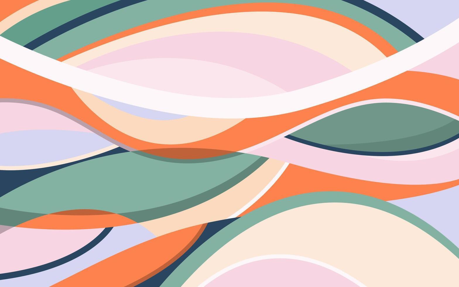 Hand drawn abstract shapes. Design banner colorful background. vector