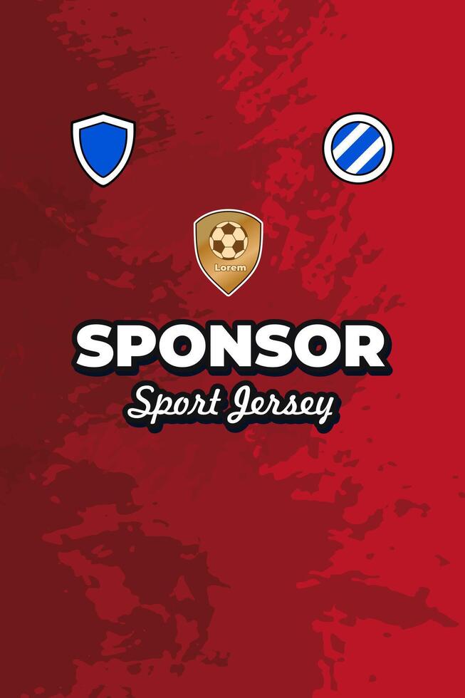 Textile Materials for Sublimated Sports Jersey vector