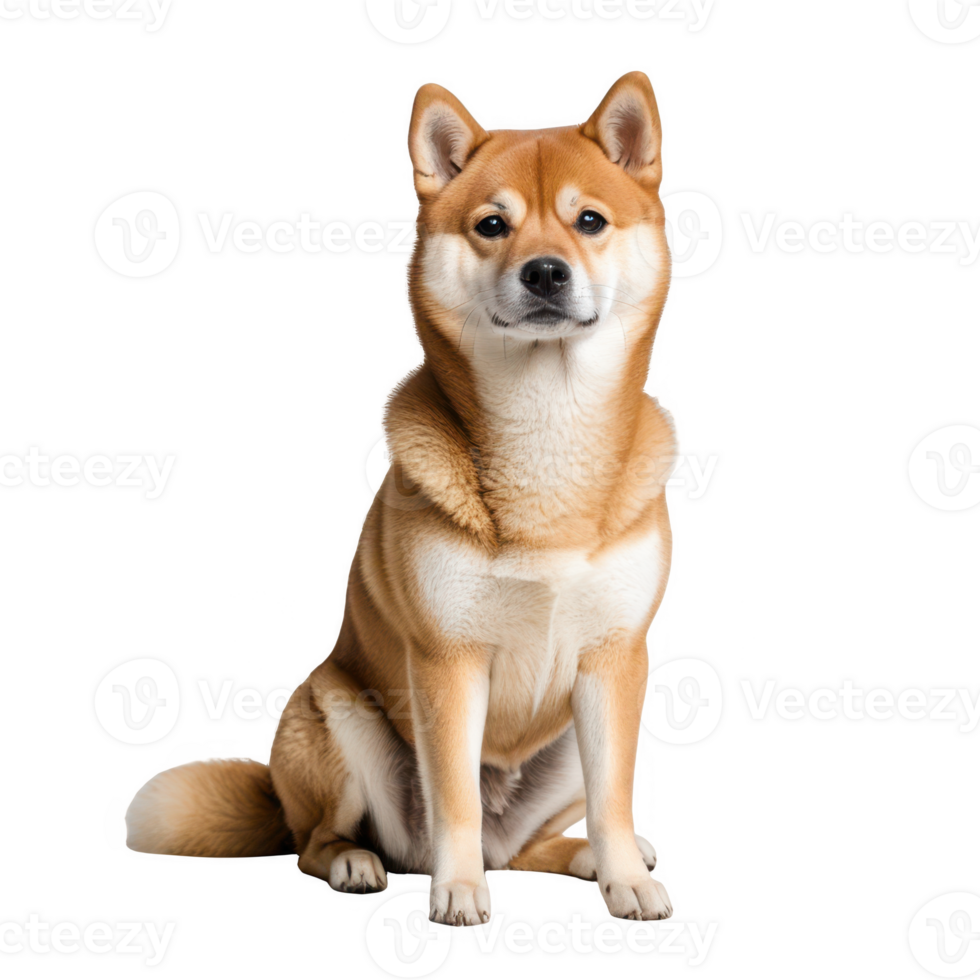 Shiba Inu isolated on transparent background png