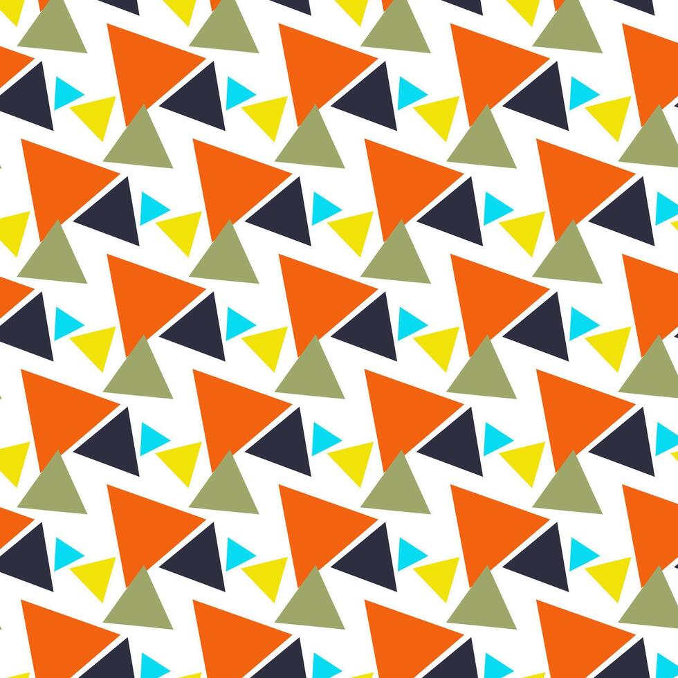 Modern abstract geometric pattern triangle poster banner background. Illustration template design vector