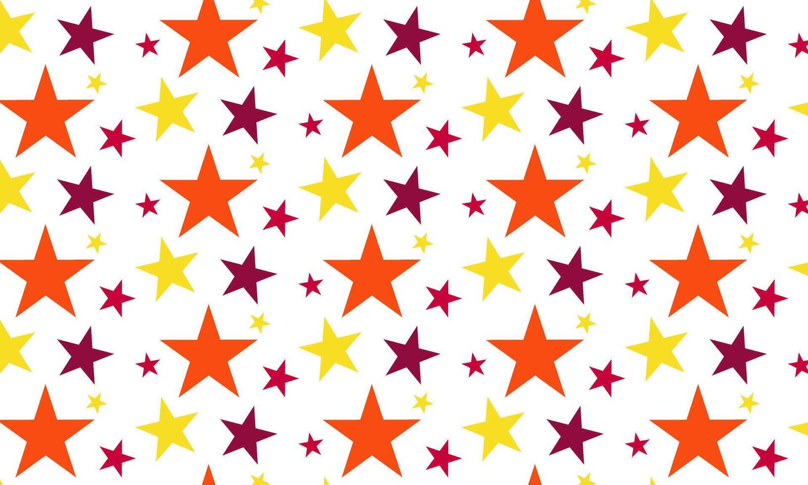 Colorful star abstract pattern on white background. Illustration template design vector