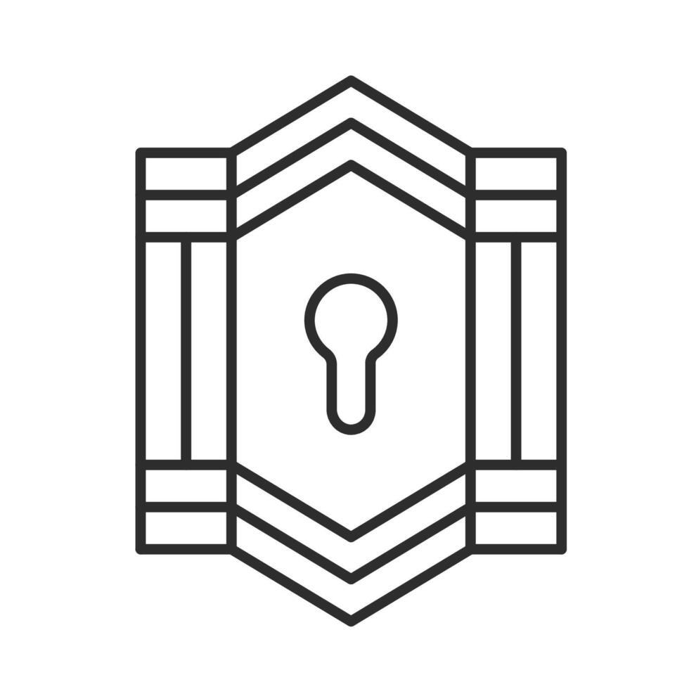 Cyber security icon digital protection. Online security web design. vector