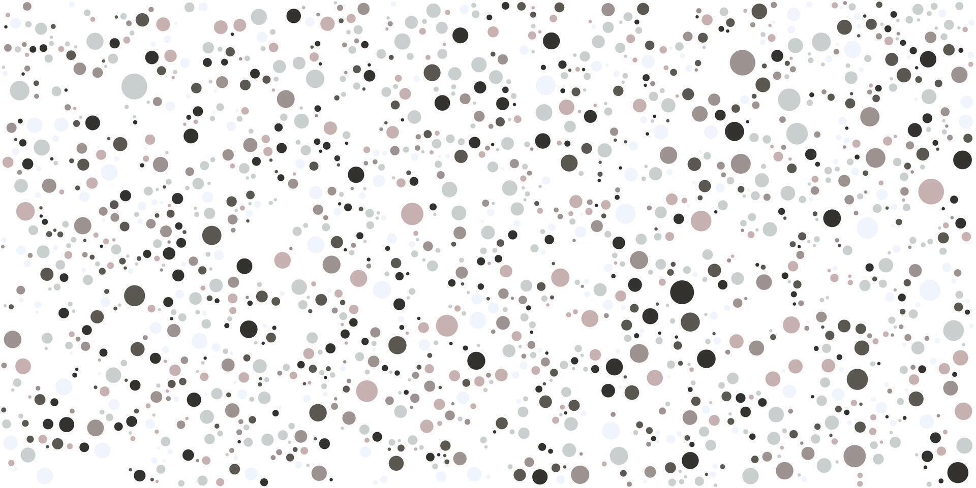 Fall down confetti background with polka dot. Grey shades background for Invitation. Template Background Design, Greeting Card, Poster. Valentine Day. vector