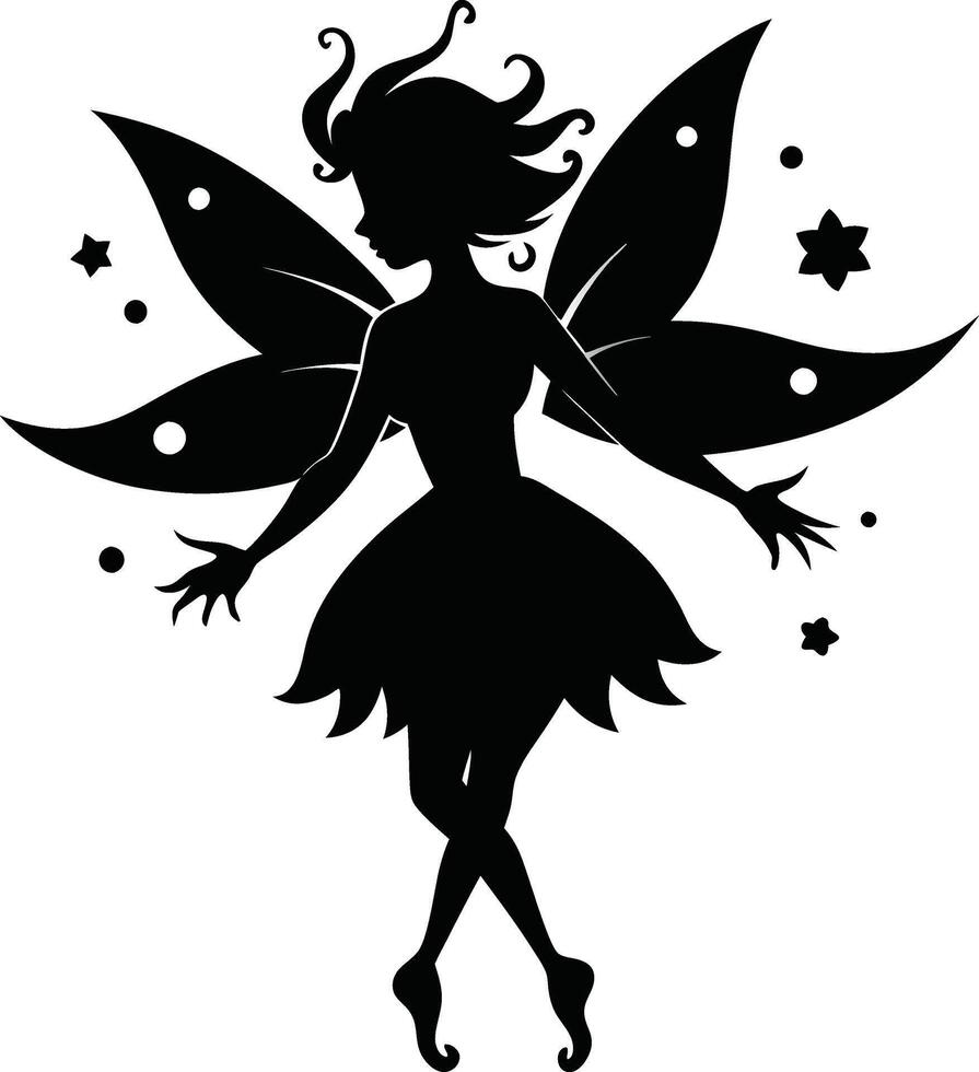 Beautiful Fairy with Wings vector