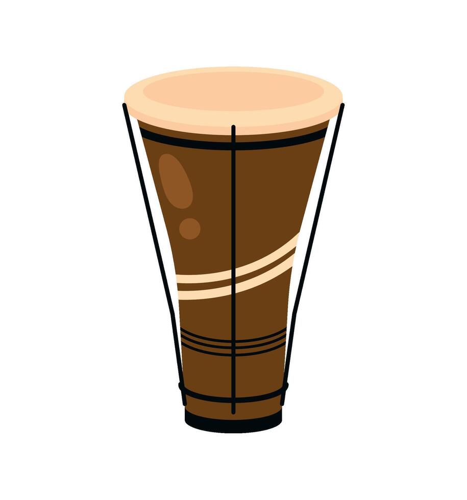 bata drum tradiotional illustration vector