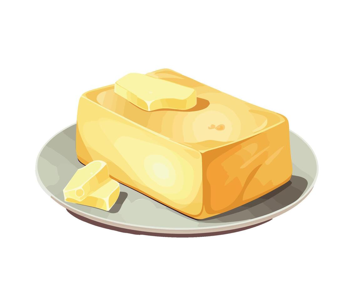 cheese plate with fresh organic ingredients illustration vector