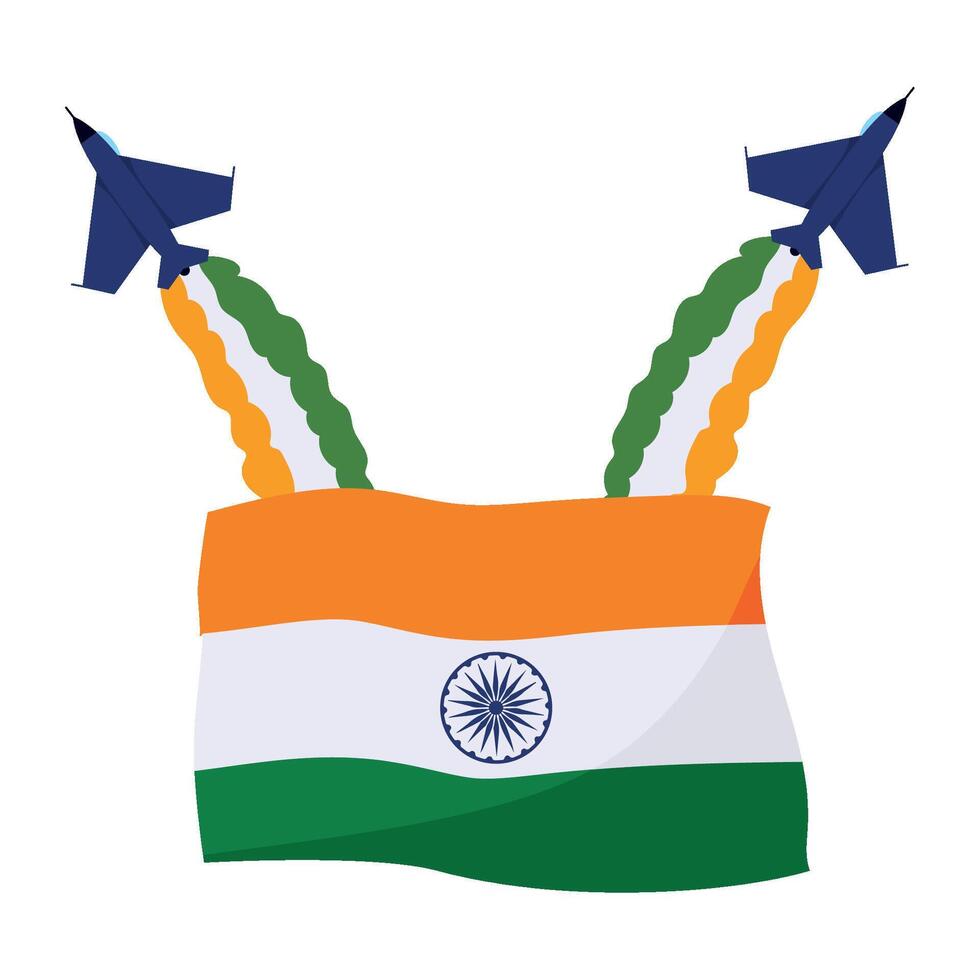 indian republic day illustration vector