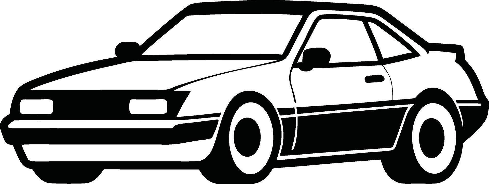 Classic Car Outline vector
