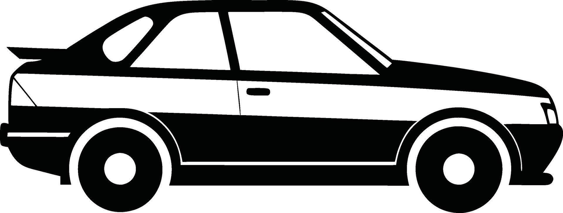 City Car Black Design vector