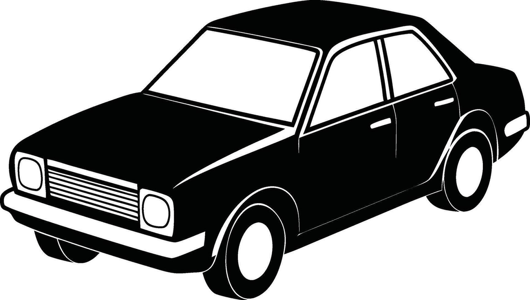 Luxury Vehicle Silhouette vector
