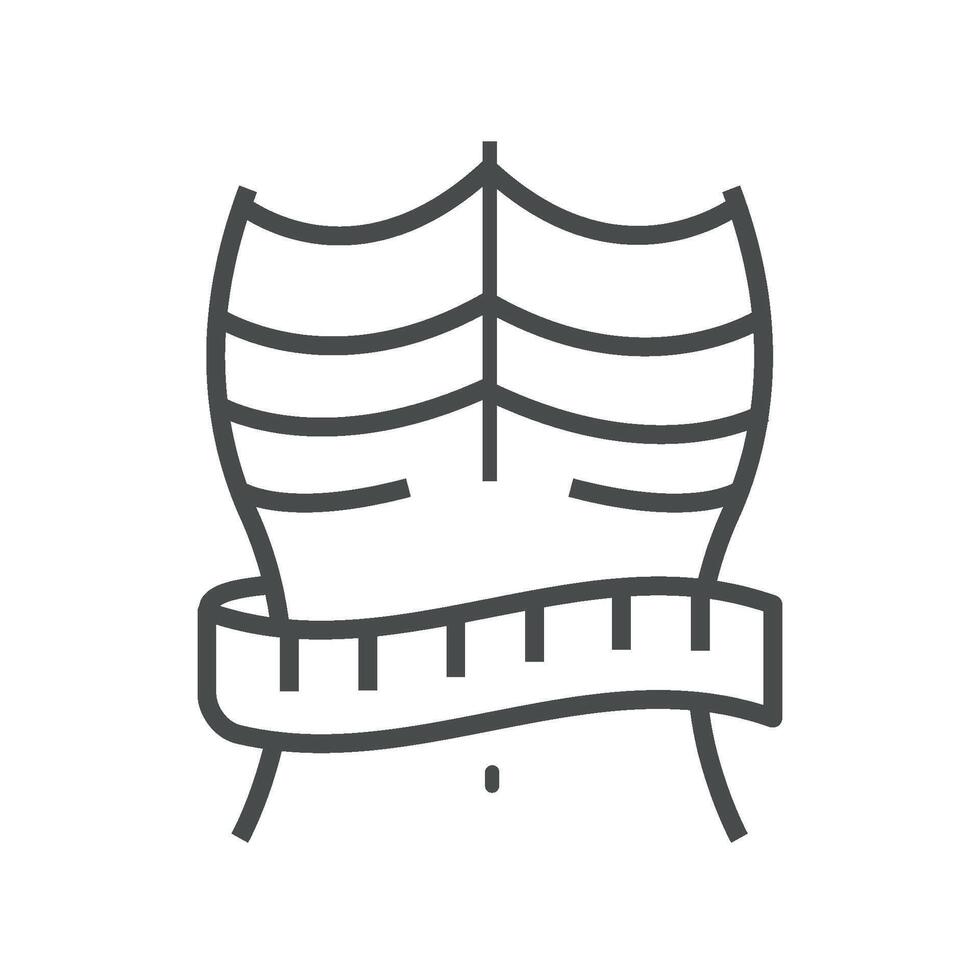 anorexia icon of vomit icon vector