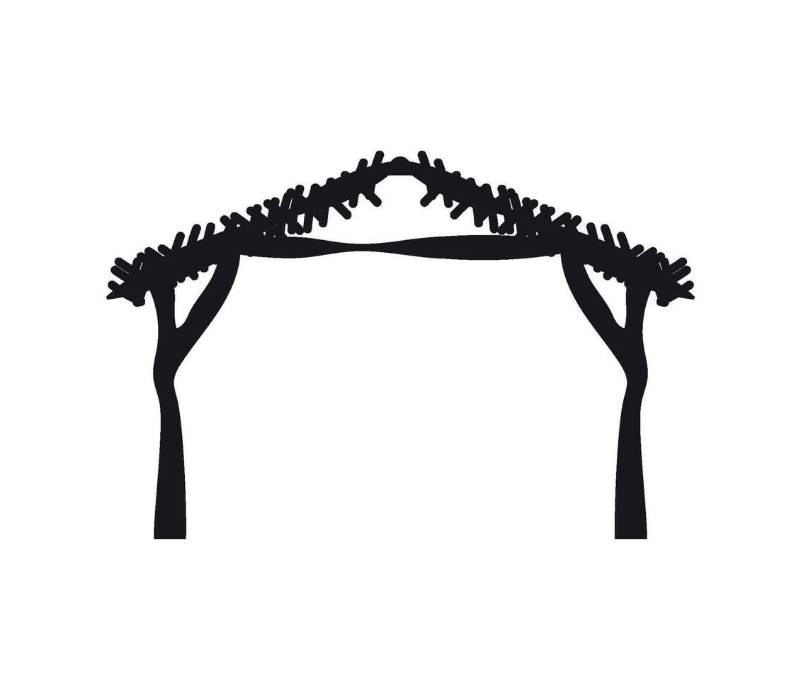 manger silhouette icon vector