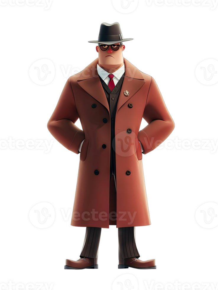 Batman the animated series batman in a trench coat png