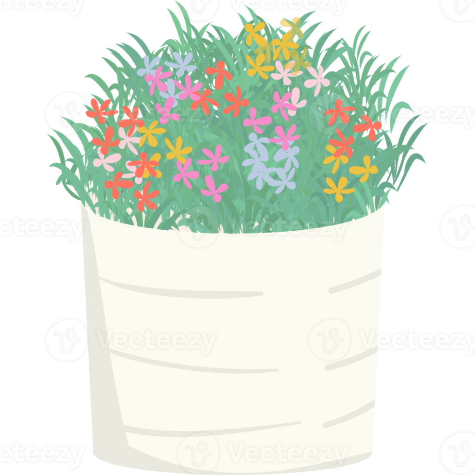 Lovely plant pot png