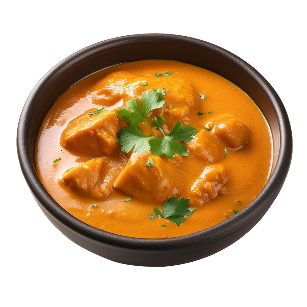 Butter Chicken gravy on a transparent background png