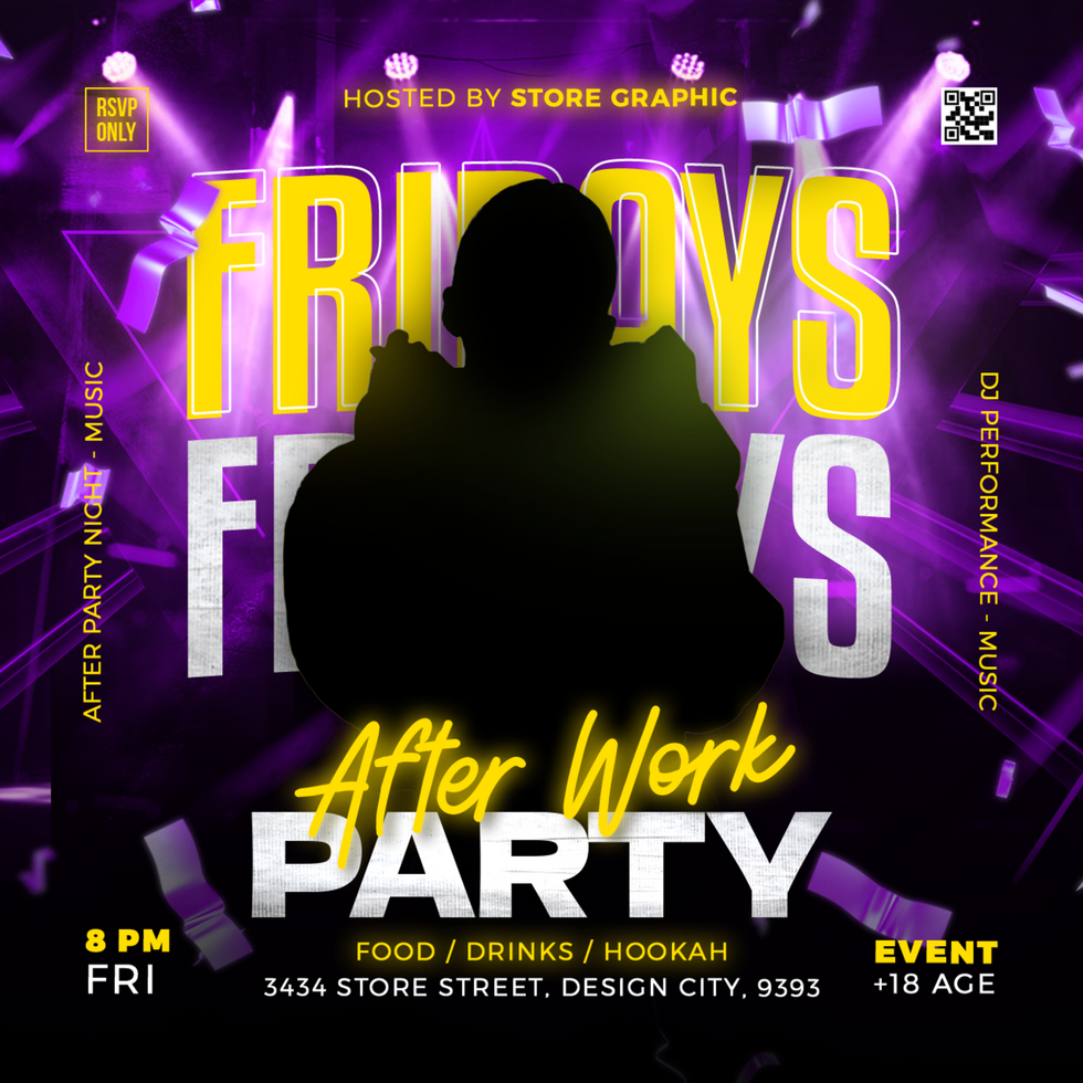 Night Club Party Flyer psd