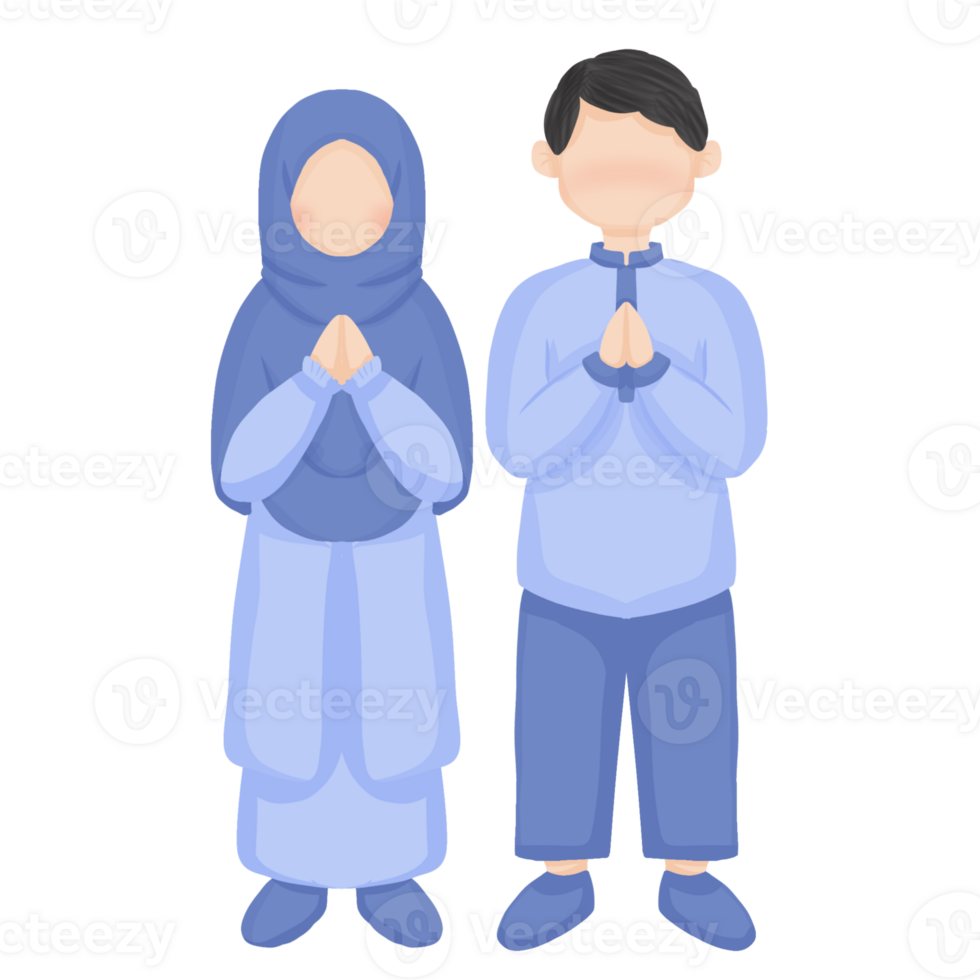 Muslim Kid Boy And Girl png