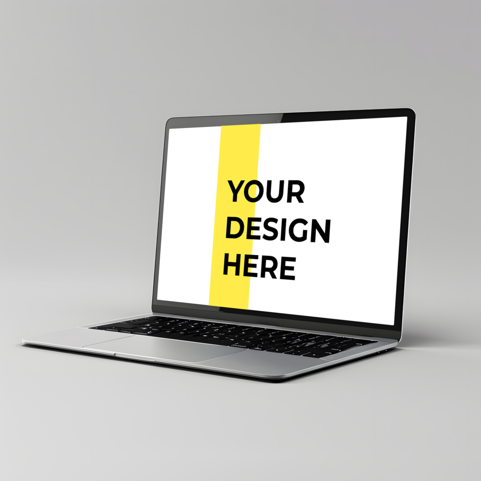 Laptop Mockup Ready for Instant Customization psd
