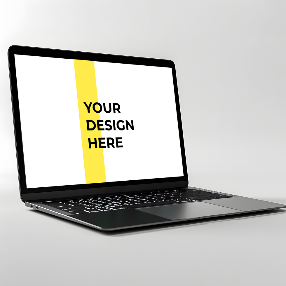 Laptop Mockup Ready for Quick Implementation psd