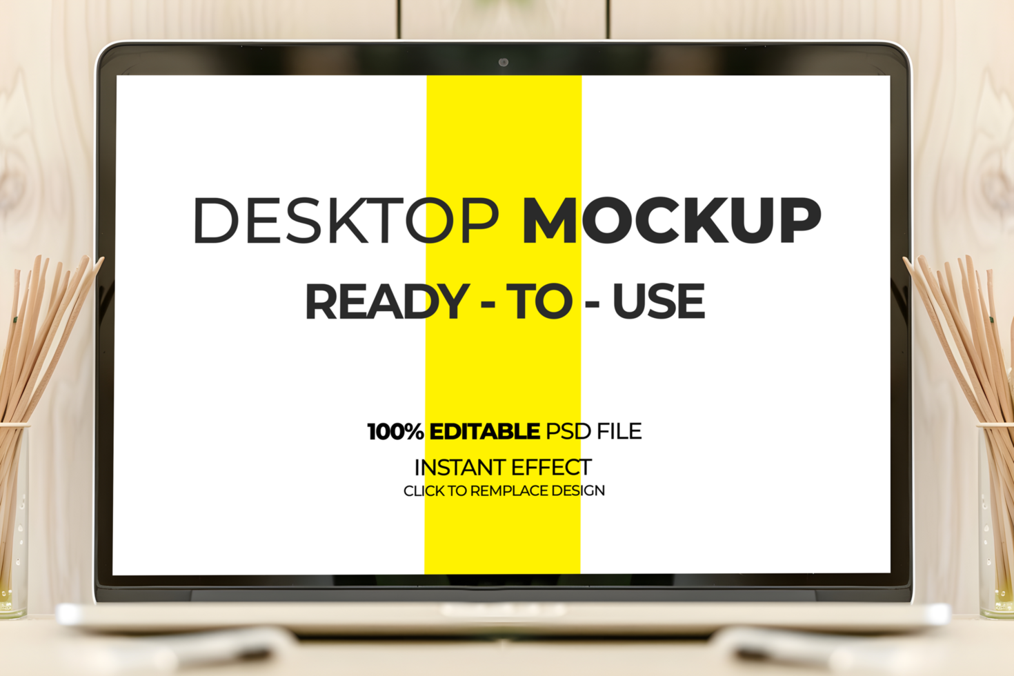 Ready-to-Go Laptop Mockup for Creative Projects psd