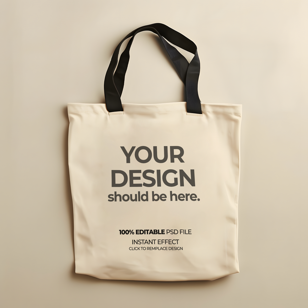High-Quality Tote Bag Mockup Ready to Use psd