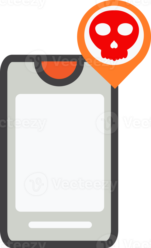 smartphone warning icon png