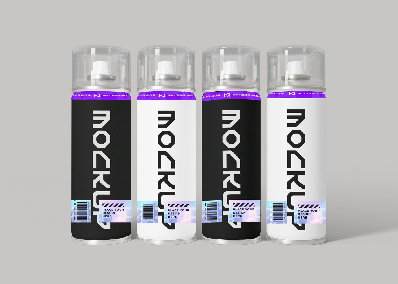 Cleaning Spray Mockup psd