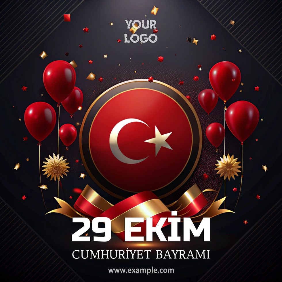 Celebration of Republic Day with festive decorations and symbols psd