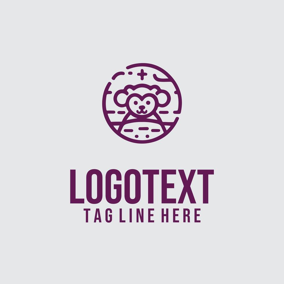 Mini Path Linear Child Logo vector