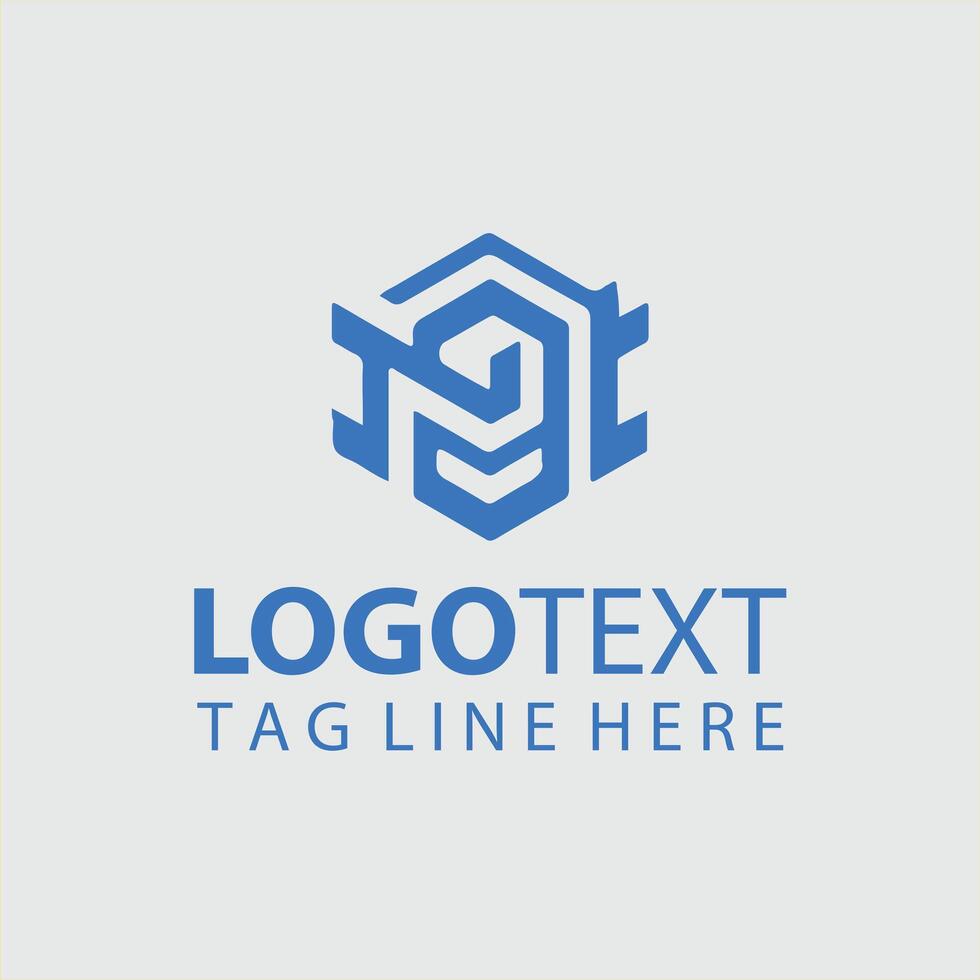 Cube cel Logo Design vector