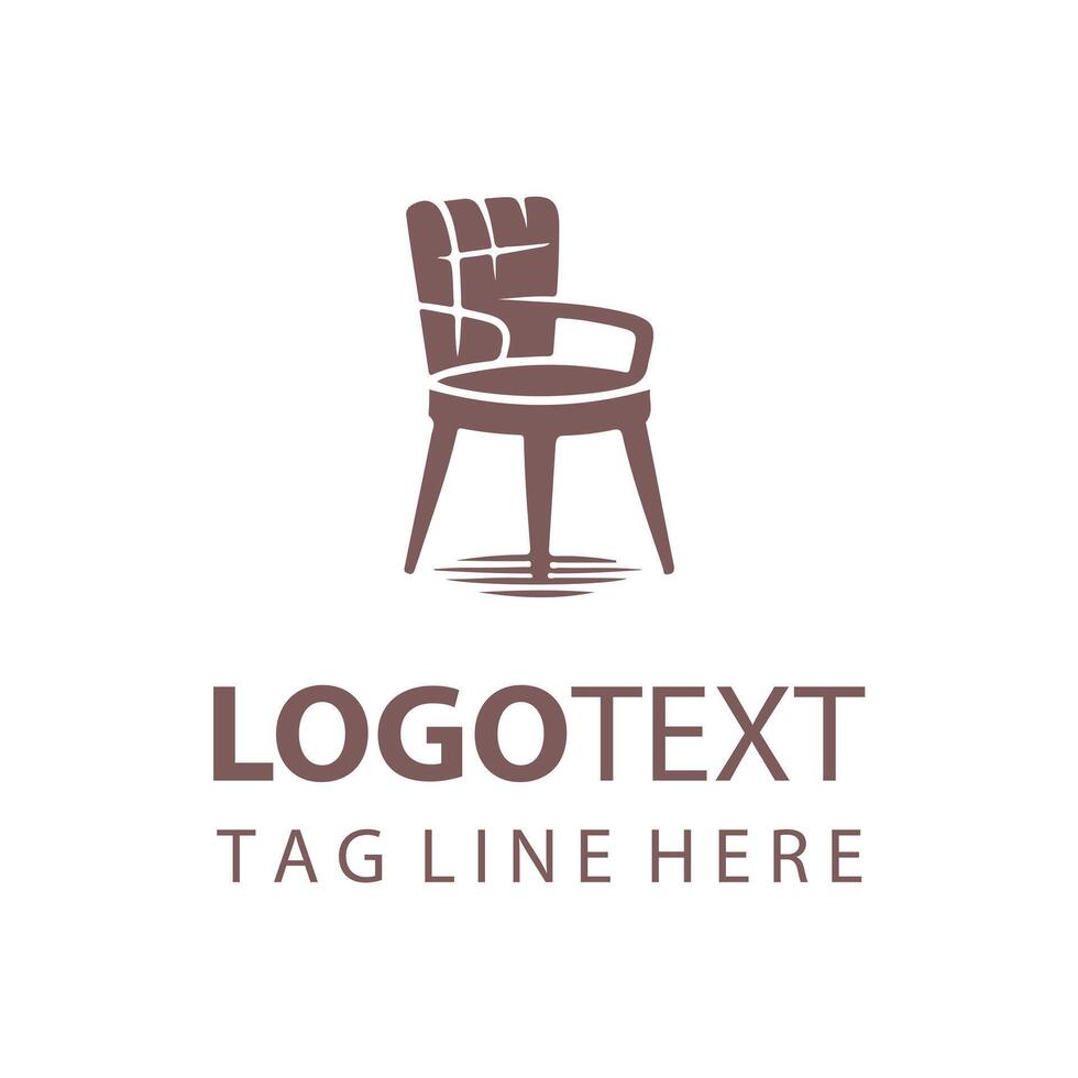 The Royal Rest chair logo vector