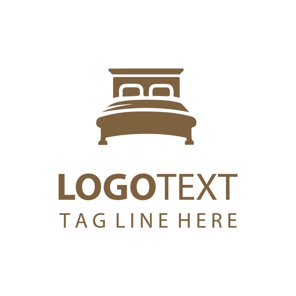Royal Sleep bed furniture logo vector