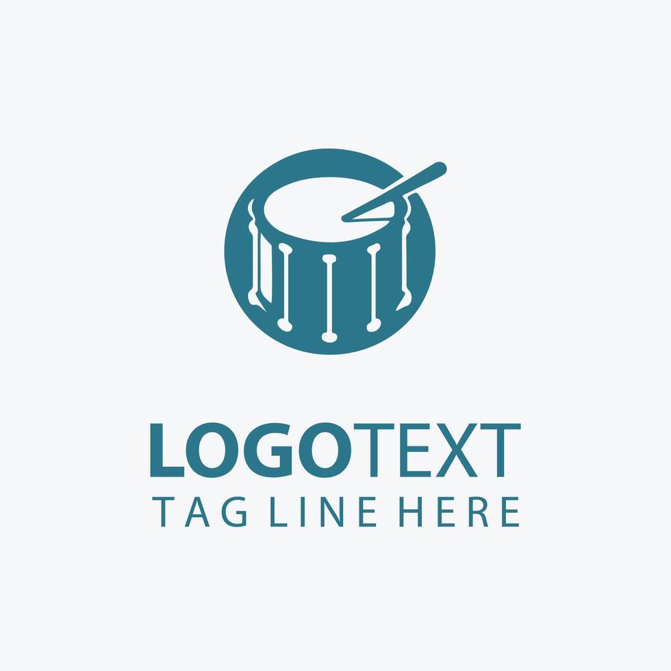 Echo Craft Magic Drum Logo vector
