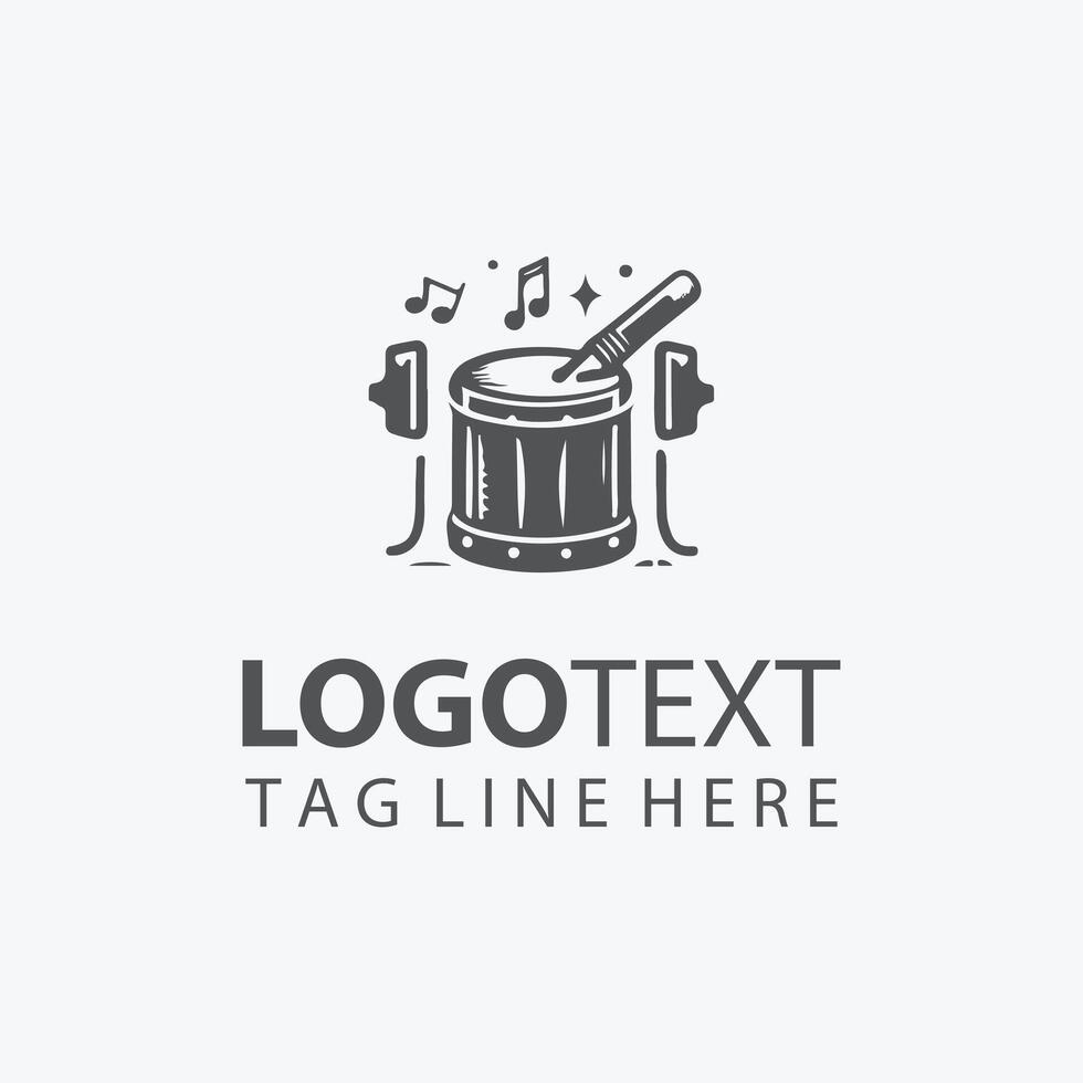 Cosmic Drum Logo Design vector