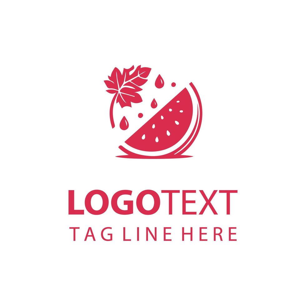 Watermelon Vibes logo vector