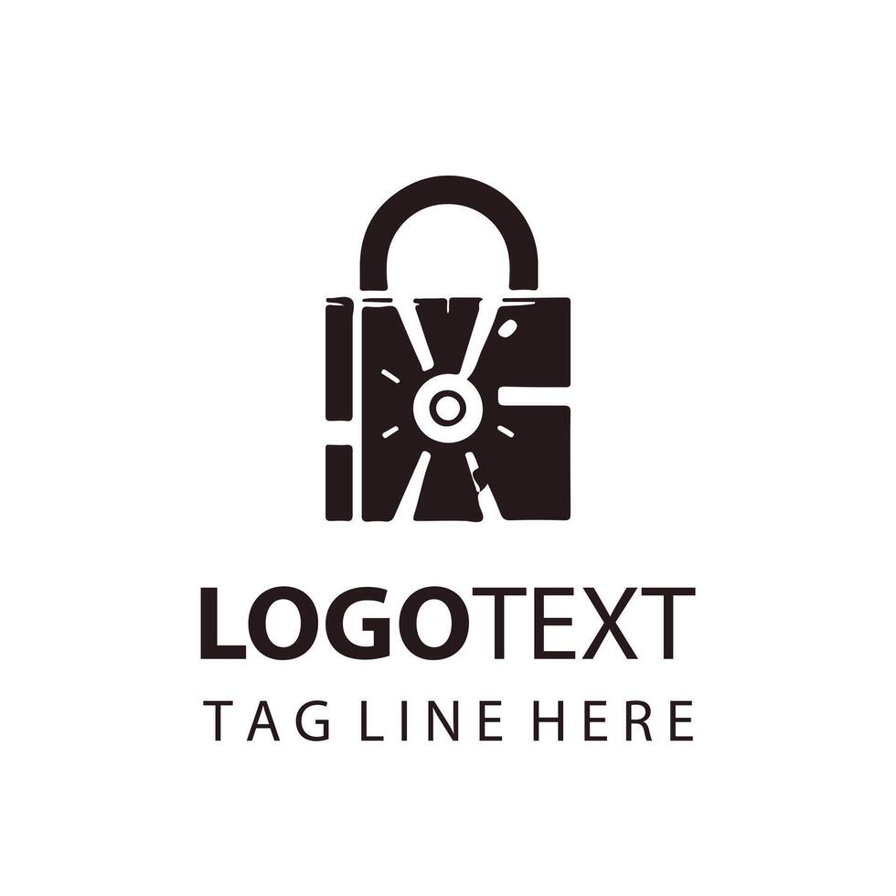 Unique Lock Logo vector