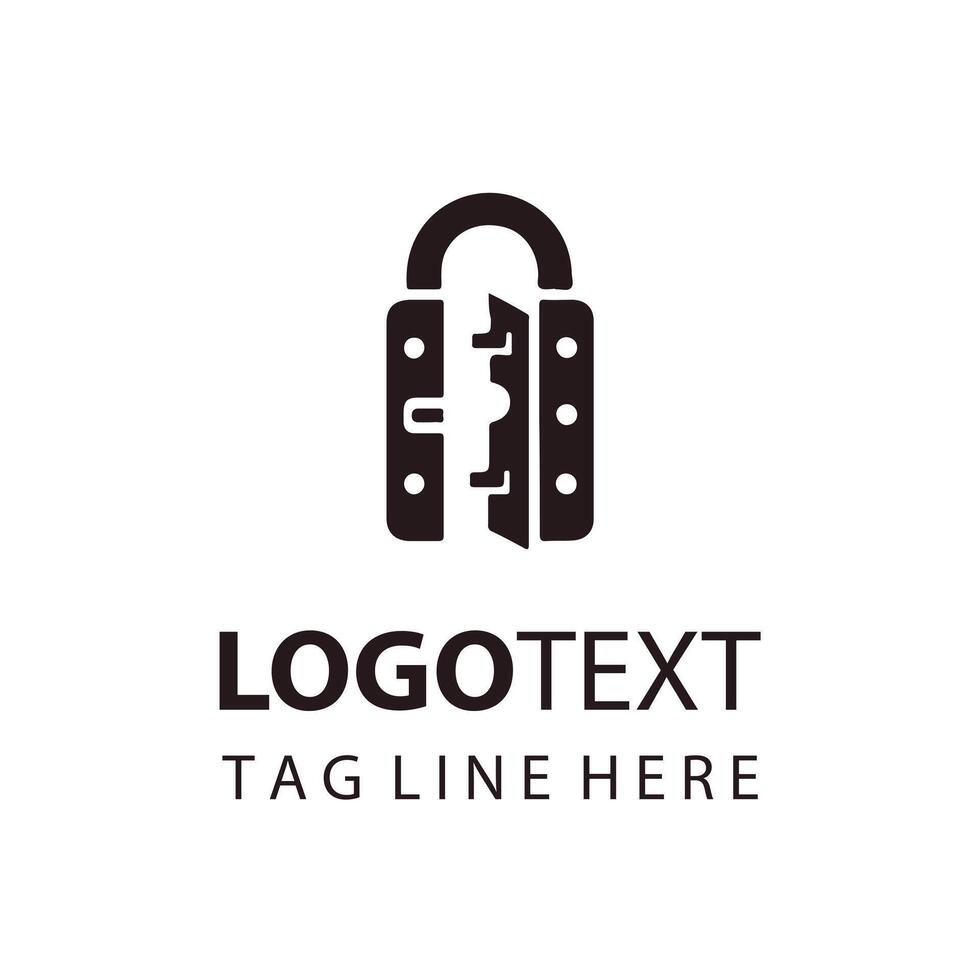 Pad lock Logo vector